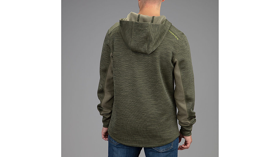 Vortex Frontier Limits 1/4 Zip Hoodie Pullover - Mens, Mayfly, Small, 220-17-MFYS