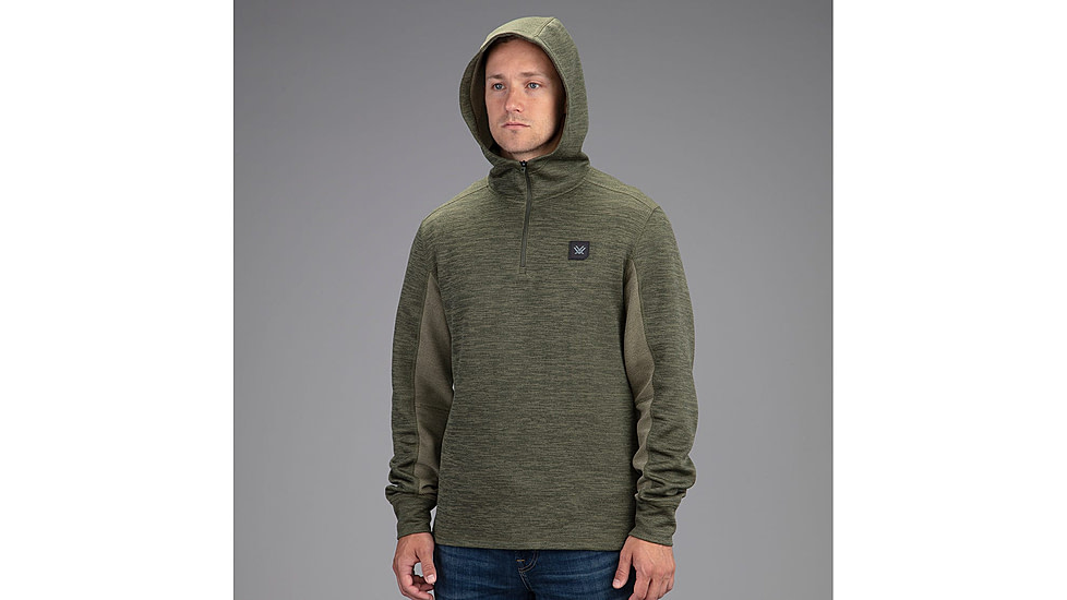 Vortex Frontier Limits 1/4 Zip Hoodie Pullover - Mens, Mayfly, Small, 220-17-MFYS