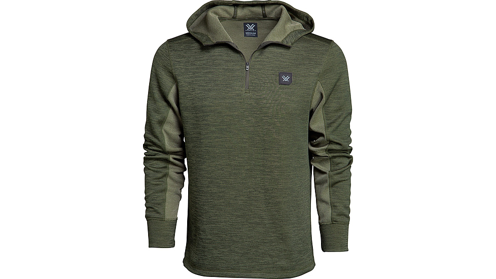 Vortex Frontier Limits 1/4 Zip Hoodie Pullover - Mens, Mayfly, Small, 220-17-MFYS