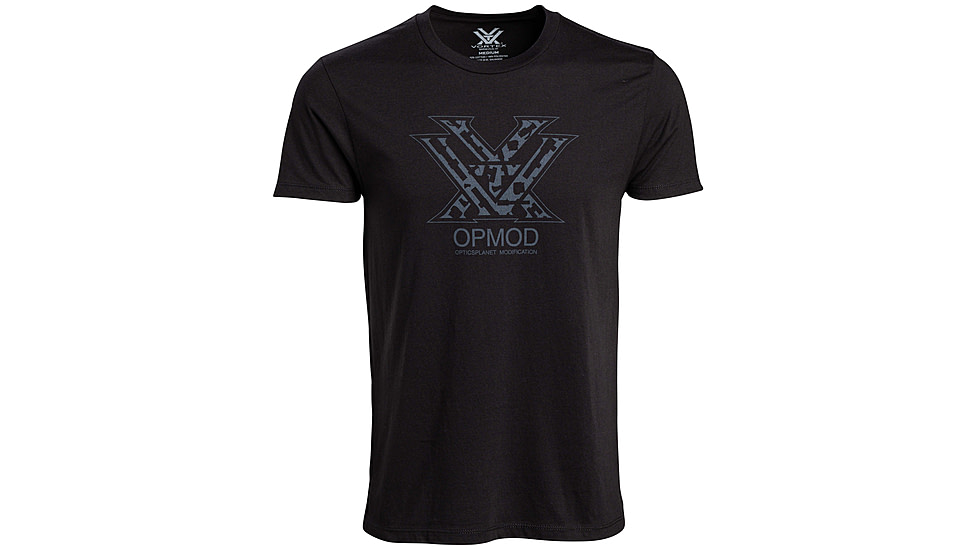 Vortex OPMOD Camo Short Sleeve T-Shirt - Mens, Black, Small, 902-23-BLKS
