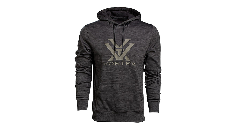 Vortex Performance Hoodie - Mens, Black Heather, 3X, 220-56-DUO3X