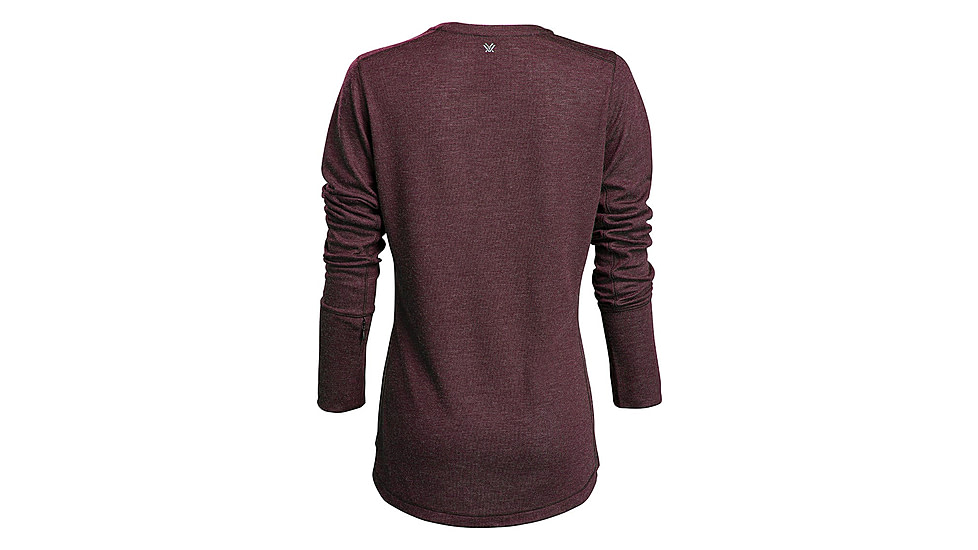 Vortex Point To Point Long Sleeve Shirt - Womens, Rich Mahogany, Exrta Small, 220-27-RMAXS