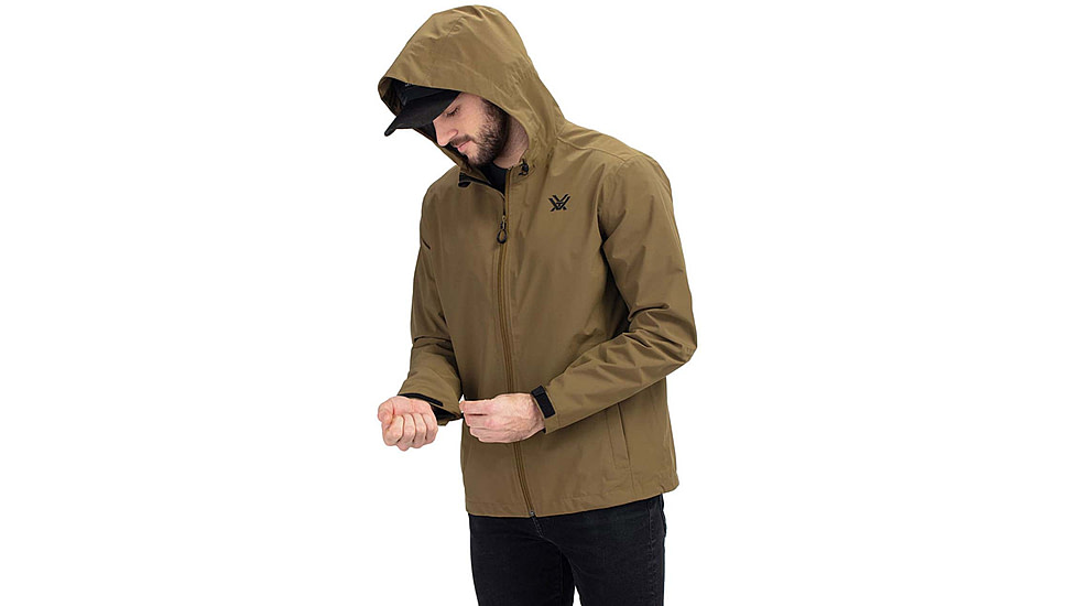 Vortex Rain Jacket - Mens, Large, Military Olive, 123-02-MOLL