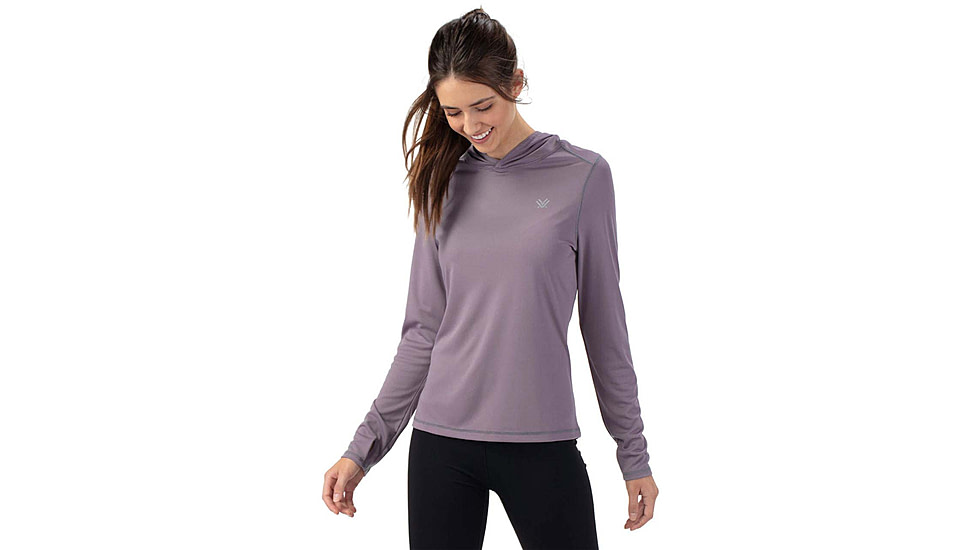 Vortex Sun Slayer LS Hoodie - Womens, Extra Small, Grey Ridge Purple, 121-30-GRRXS