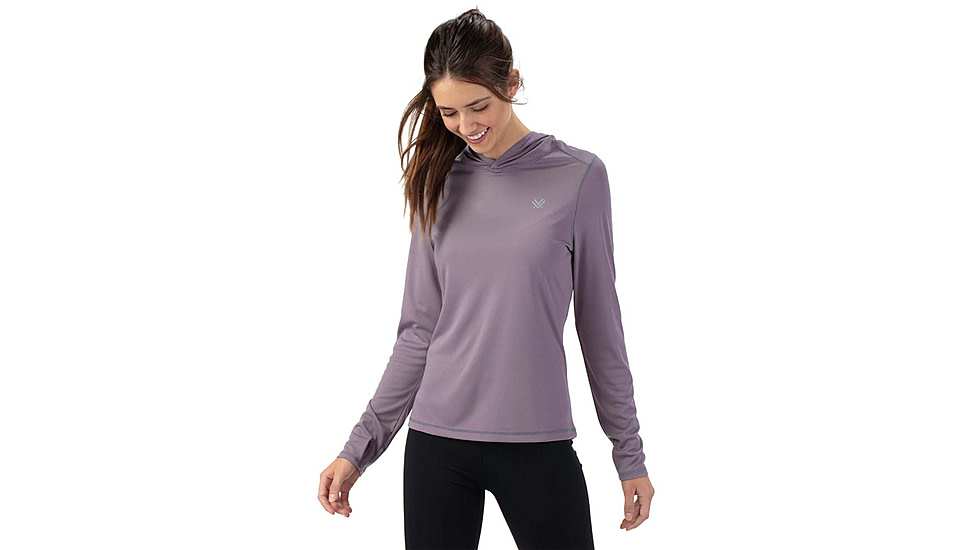 Vortex Sun Slayer LS Hoodie - Womens, Extra Small, Grey Ridge Purple, 121-30-GRRXS