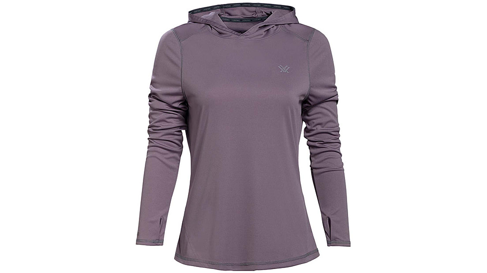 Vortex Sun Slayer LS Hoodie - Womens, Extra Small, Grey Ridge Purple, 121-30-GRRXS