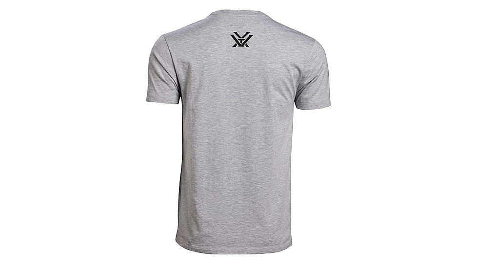 Vortex Three Peaks Short Sleeve T-Shirt - Mens, Heather Grey, Extra Large, 121-10-GHTXL