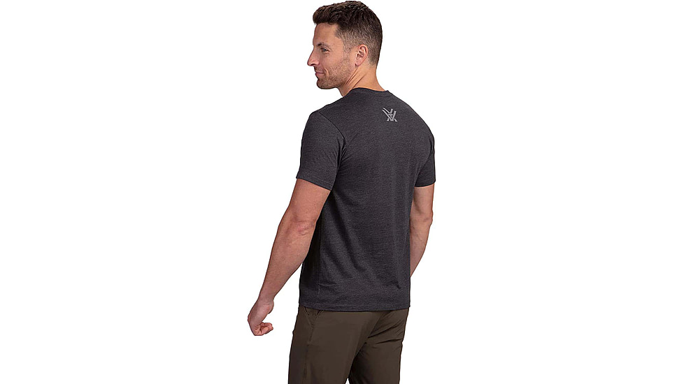 Vortex Trigger Press SS T-Shirt - Mens, Charcoal Heather, M, 122-01-CHHM