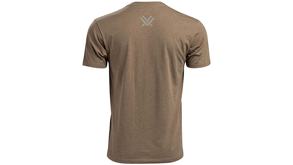 Vortex Trigger Press SS T-Shirt - Mens, Small, Coyote Heather, 122-01-CHES