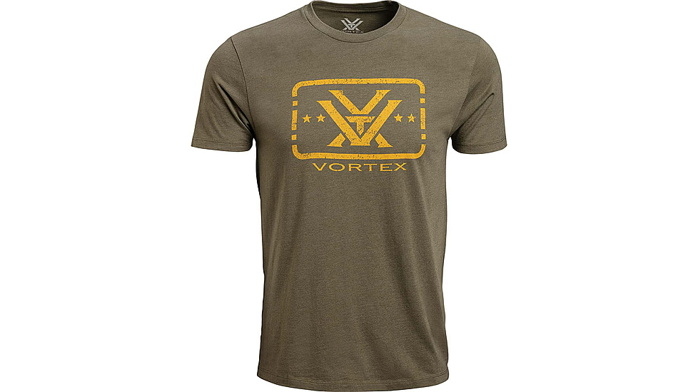 Vortex Trigger Press SS T-Shirt - Mens, Military Heather, 3XL, 122-01-MIH3X