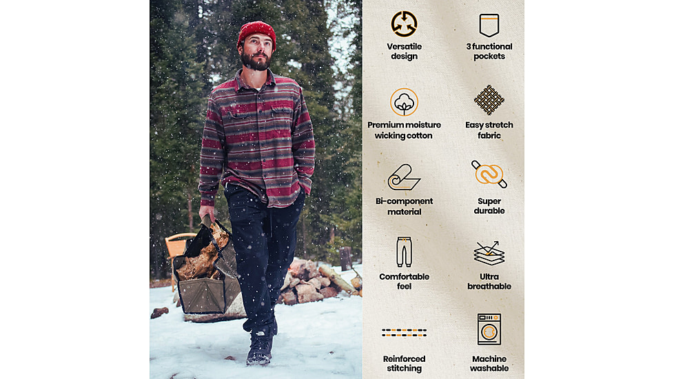 White Duck Essential Stretch Jogger Pants - Mens, Blue, Large, WD-JP-NV-03