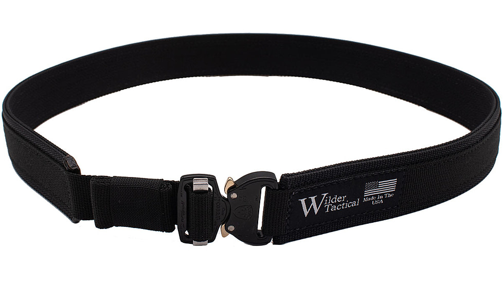 Wilder Tactical The Minimalist Belt, Black, Small, 28-32, MBBKSM