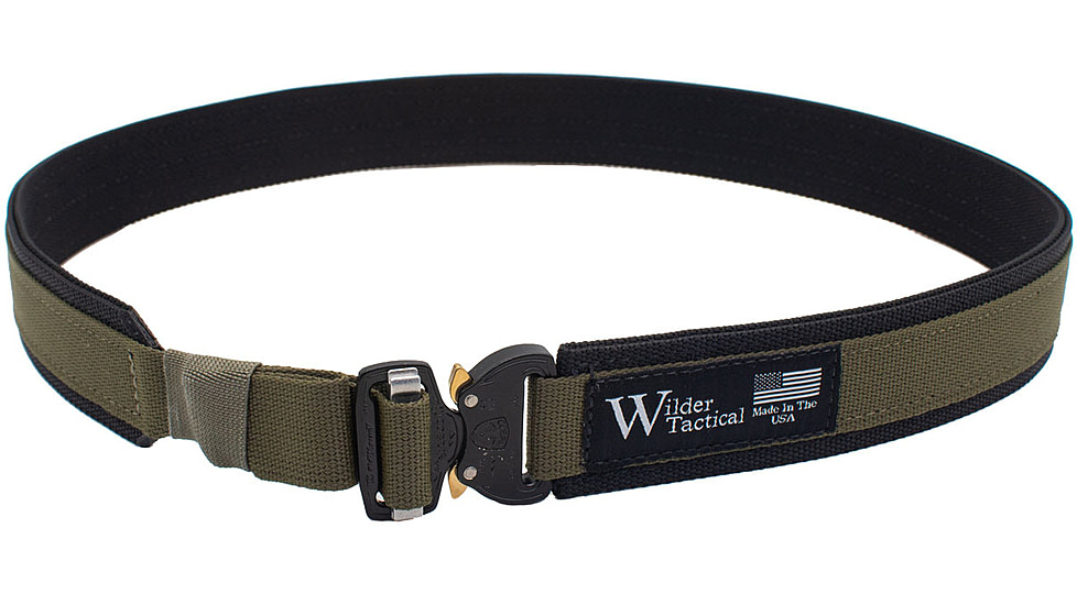 Wilder Tactical The Minimalist Belt, Ranger Green, Small, 28-32, MBRGSM