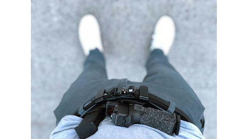 Wilder Tactical Minimalist EDC Belt, Black, Medium 32in-36in, MBEDCBKMD