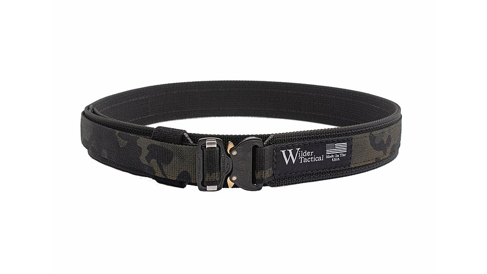 Wilder Tactical The Minimalist EDC Belt, Multicam Black, Small, 28-32, MBEDCMCBSM