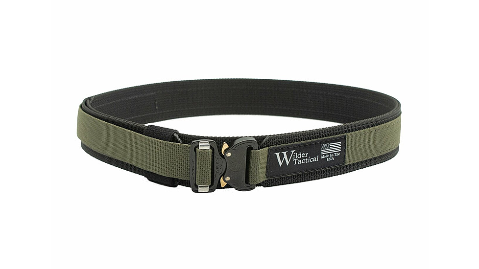 Wilder Tactical The Minimalist EDC Belt, Ranger Green, Small, 28-32, MBEDCRGSM