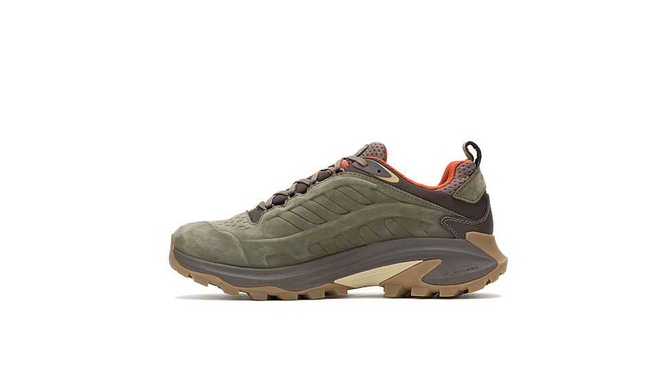 Wolverine Moab Speed 2 Leather WP Hiking Shoes - Mens, Olive, 10.5 US, J037787-10.5