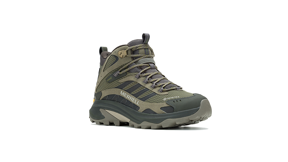 Wolverine Moab Speed 2 Mid Gore-Tex Hiking Shoes - Mens, Olive, 10.5 US, J037979-10.5
