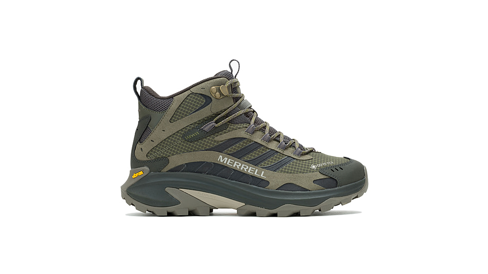 Wolverine Moab Speed 2 Mid Gore-Tex Hiking Shoes - Mens, Olive, 10.5 US, J037979-10.5