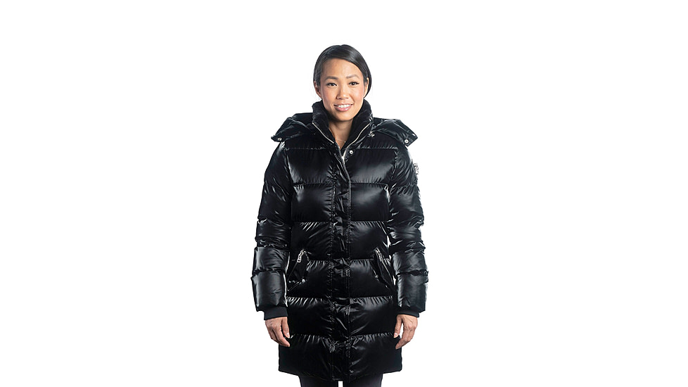 Woodpecker Penguin Long Coat - Women's, All Wet Black, Small, WPW008-AWB-S