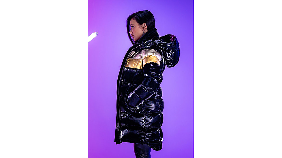 Woodpecker Penguin Long Coat - Womens, Firebird/Black Gold, S, WPW008-FB-S