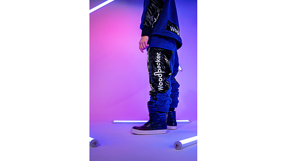 Woodpecker Teddy Fleece Hoodie, Navy, S, WPU002A-NAV-S