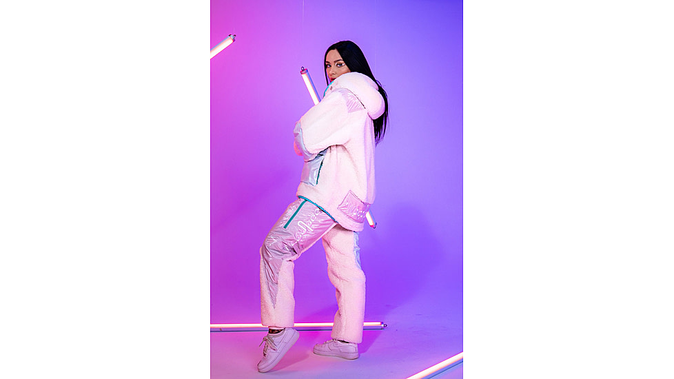 Woodpecker Teddy Fleece Track Pants, Cream, L, WPU002B-CRE-L