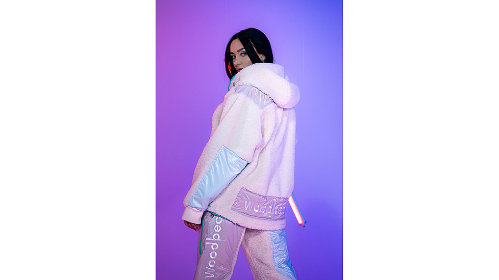 Woodpecker Teddy Fleece Track Pants, Cream, L, WPU002B-CRE-L