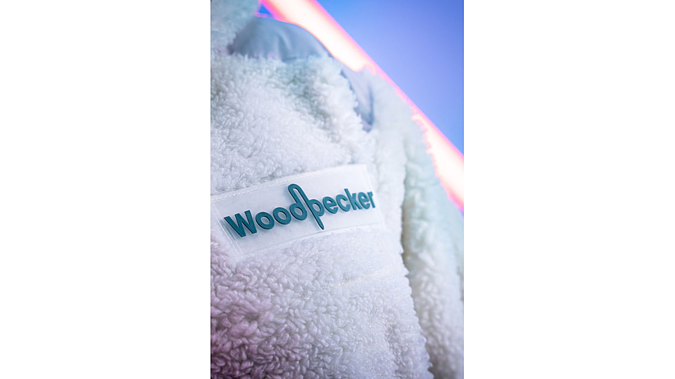 Woodpecker Teddy Fleece Track Pants, Cream, L, WPU002B-CRE-L