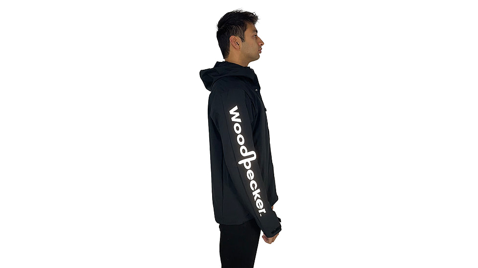 Woodpecker Wind Shell - Mens, Matte Black, XLarge, WPM011-MBLK-XL