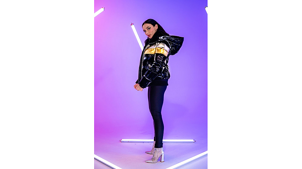 Woodpecker Woody Bomber Jacket - Womens, Firebird/Black Gold, XL, WPW006-FB-XL