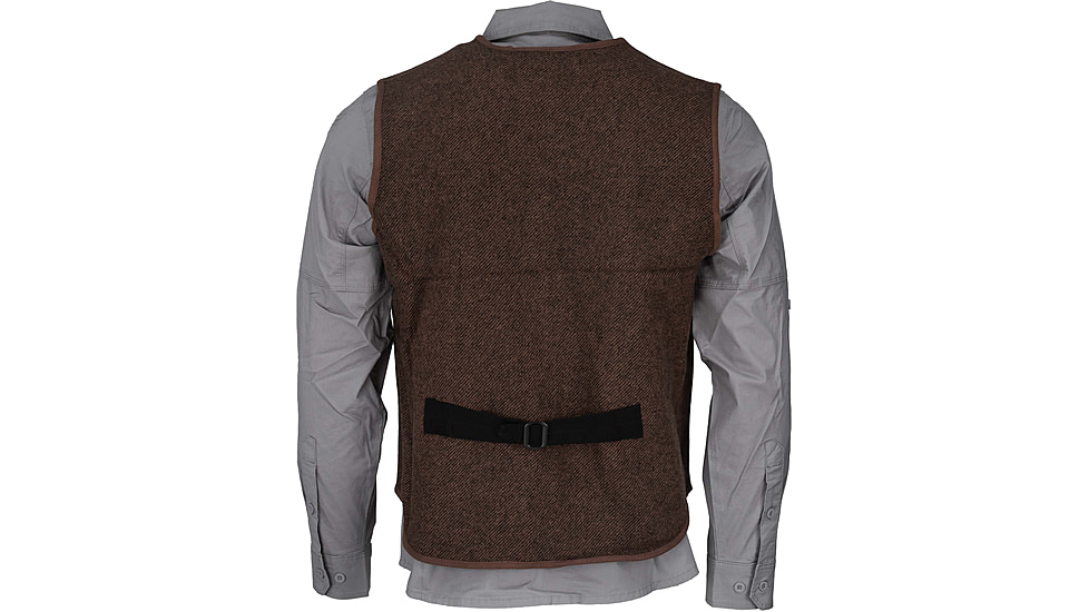Woolrich Utility 12 Full Zip Vest, Brown, M, 24188-B-M