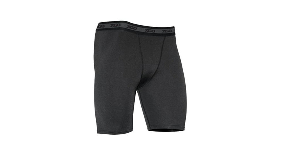XGO Mens Power Skins Collection Compression Short, Black, L 3GX52Y-L-60