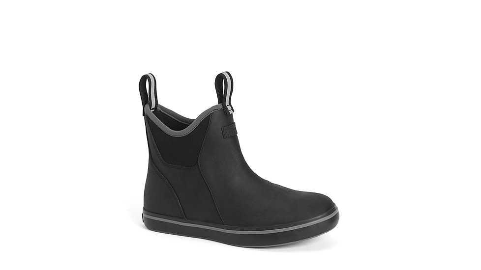 Xtratuf Leather 6 in Ankle Deck Boot - Womens, Black, 11, XWAL-000-BLK-110