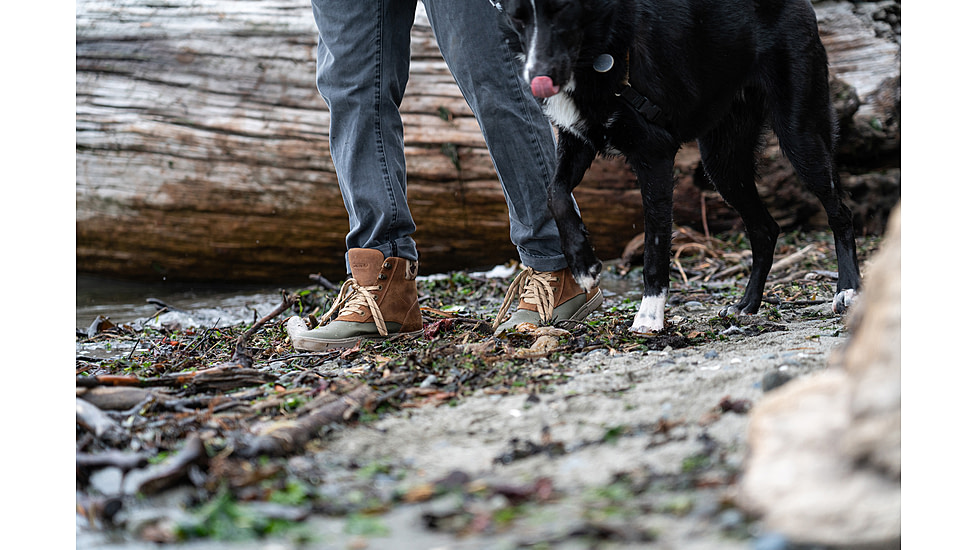 Xtratuf Leather Ankle Deck Boot Lace Shoe - Mens, Cathay Spice/Burnt Olive/Duck Camo, 9, LAL-700-ORG-090