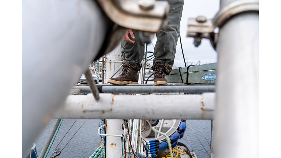 Xtratuf Leather Ankle Deck Boot Lace Shoe - Mens, Chocolate, 8.5, LAL-900-BRN-085