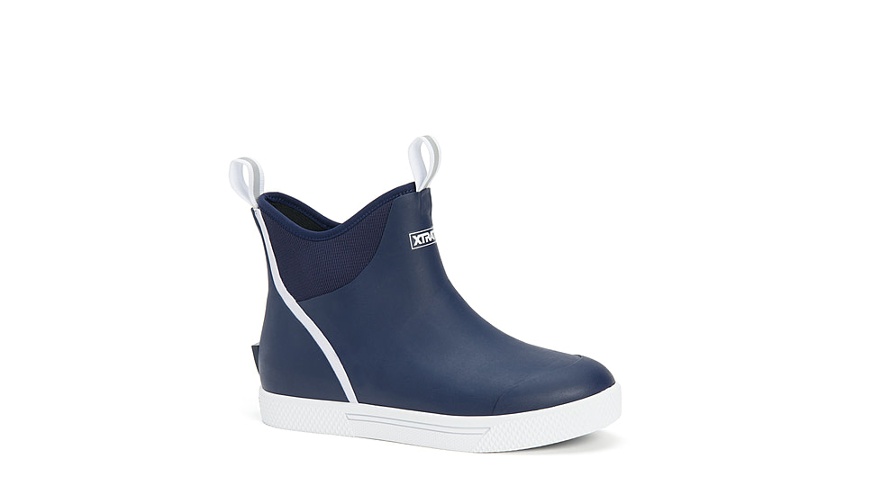 Xtratuf Wheelhouse 6 in Ankle Deck Boot - Men's, 13 US, Medium, Navy, XMW-201-NVY-130