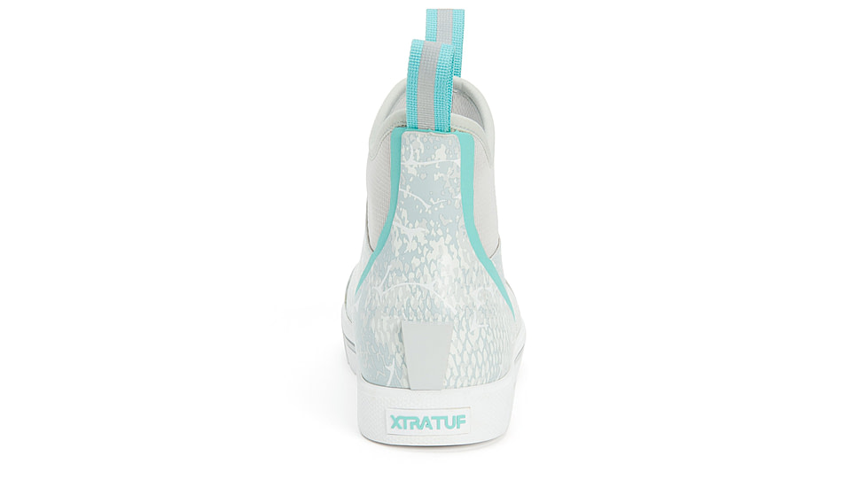 Xtratuf Wheelhouse 6 in Ankle Deck Boot - Womens, Blue Coho Print, 7, XWW-2CH-BLU-070