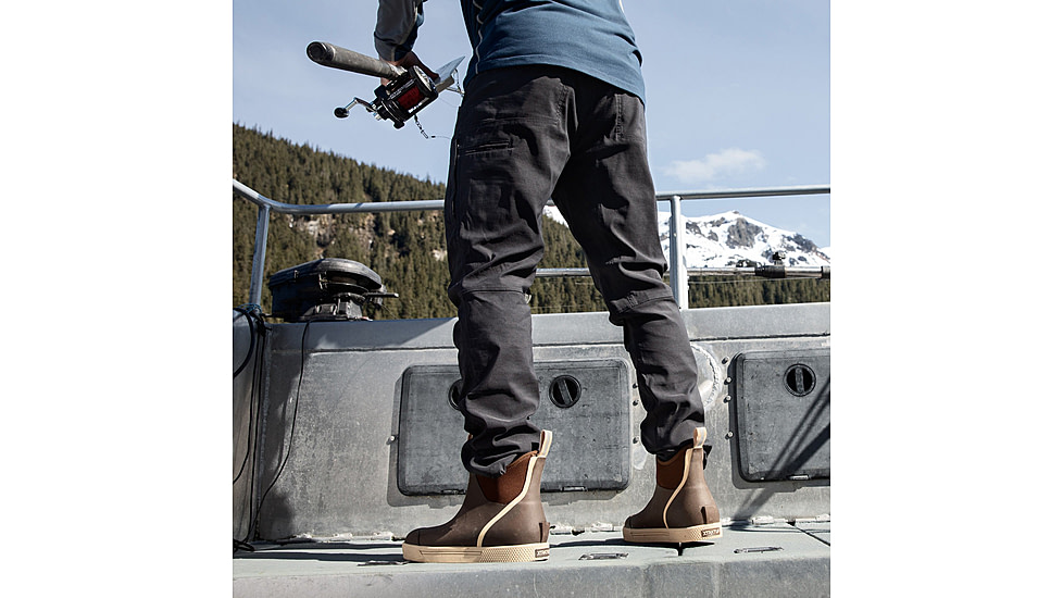 Xtratuf Wheelhouse 6 in Ankle Deck Boot - Men's, 7 US, Medium, Brown, XMW-900-BRN-070