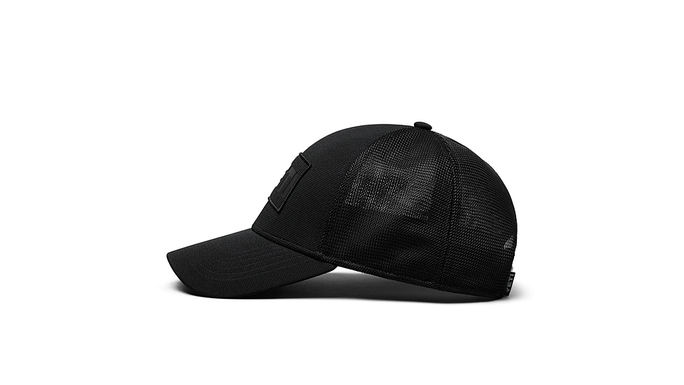 Yeti Core Patch Trucker Hat Black on Black, Black, One Size, 21023005558
