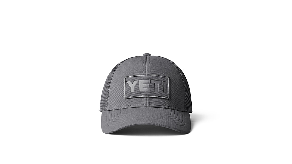Yeti Core Patch Trucker Hat Gray on Gray, Gray, One Size, 21023005560