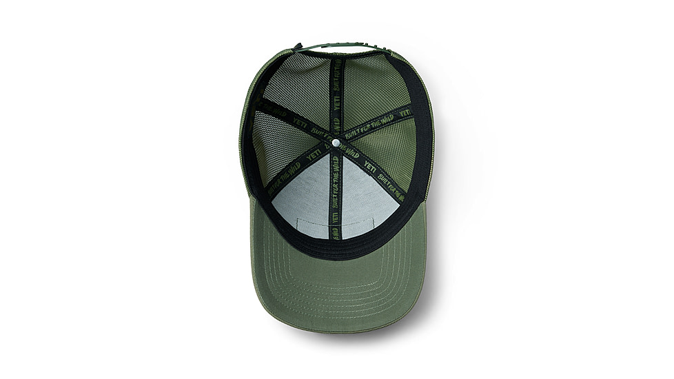 Yeti Core Patch Trucker Hat Olive on Olive, Olive, One Size, 21023005561