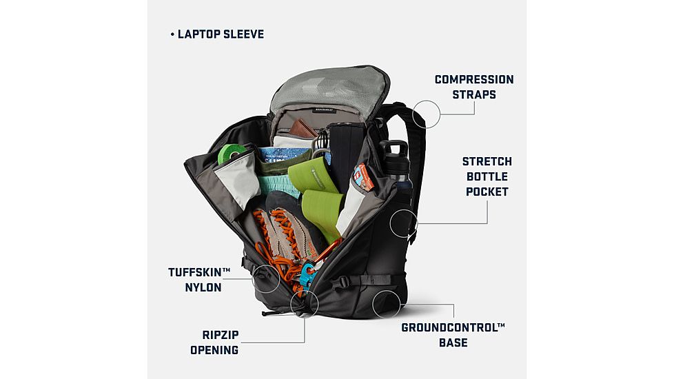 Yeti Ranchero 27 L Daypack, Black, 27 L, 26010000456