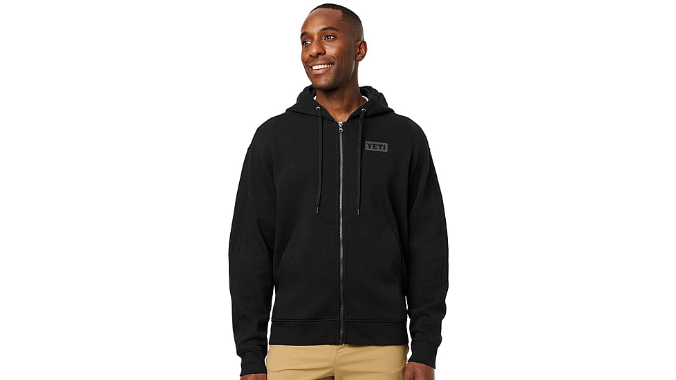 Yeti Logo Badge FZ Hoodie - Mens