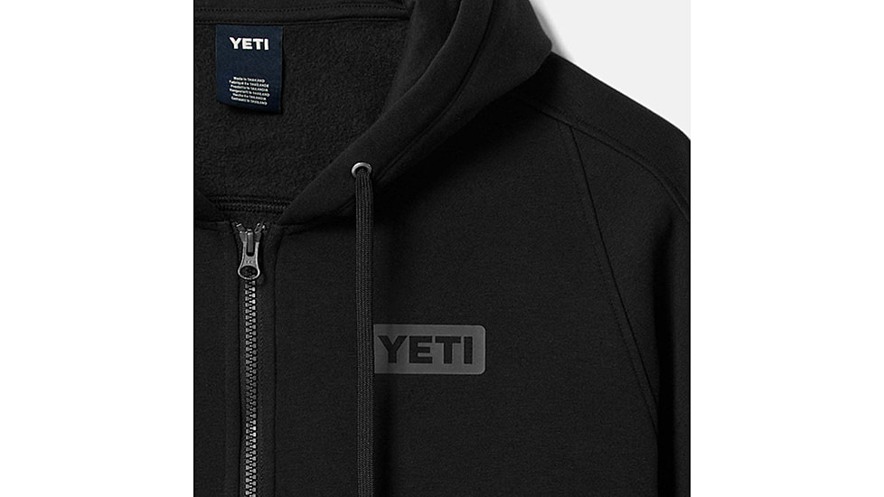 Yeti Logo Badge FZ Hoodie - Mens