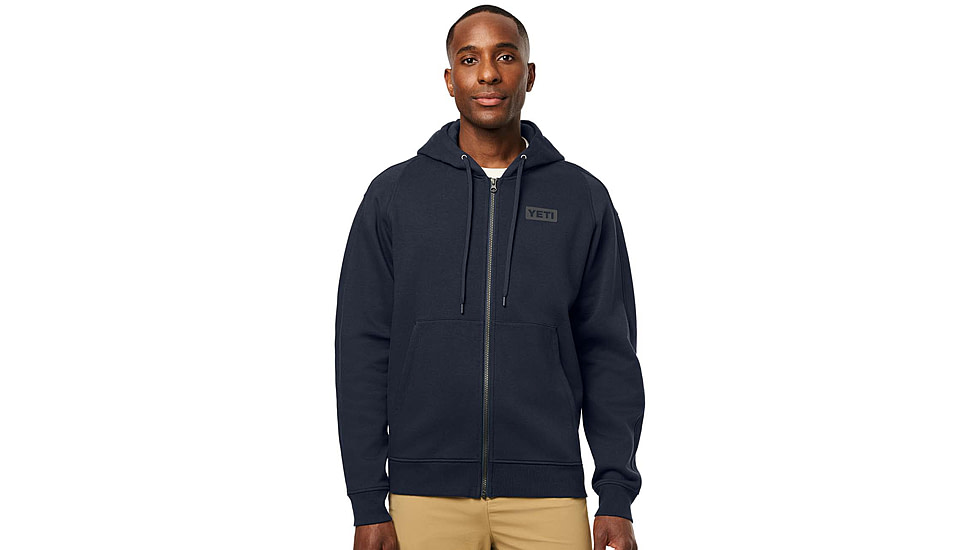 Yeti Logo Badge FZ Hoodie - Mens