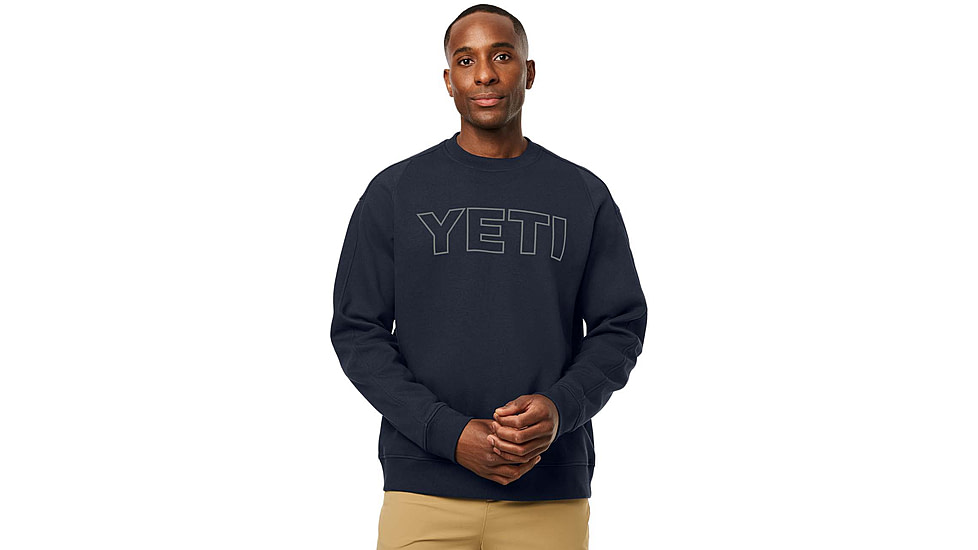 Yeti Logo Block Fleece Crew - Mens