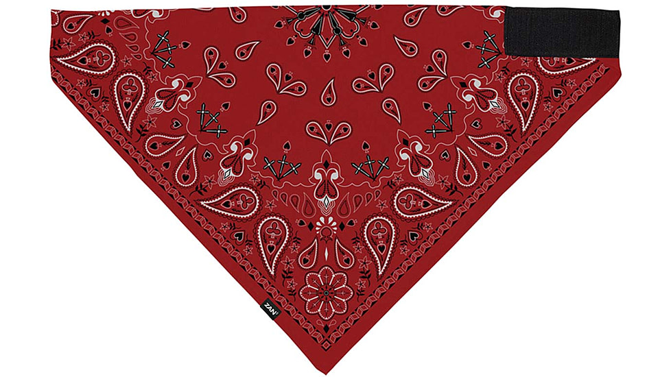 Zan Headgear SportFlex Bandanna - Men's, Red Paisley, SportFlex, BL106