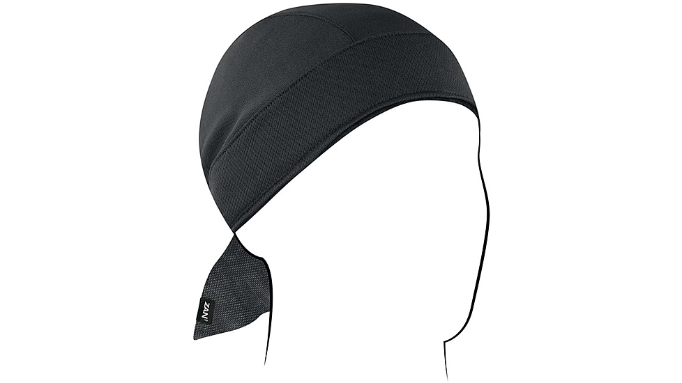 Zan Headgear Polyester Flydanna, Black, Polyester, ZM114