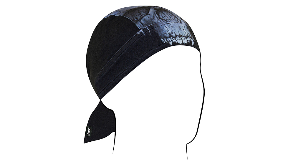 Zan Headgear SportFlex Flydanna, One Size, Midnight Skull, ZL417